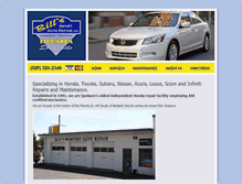 Tablet Screenshot of billsimportauto.com